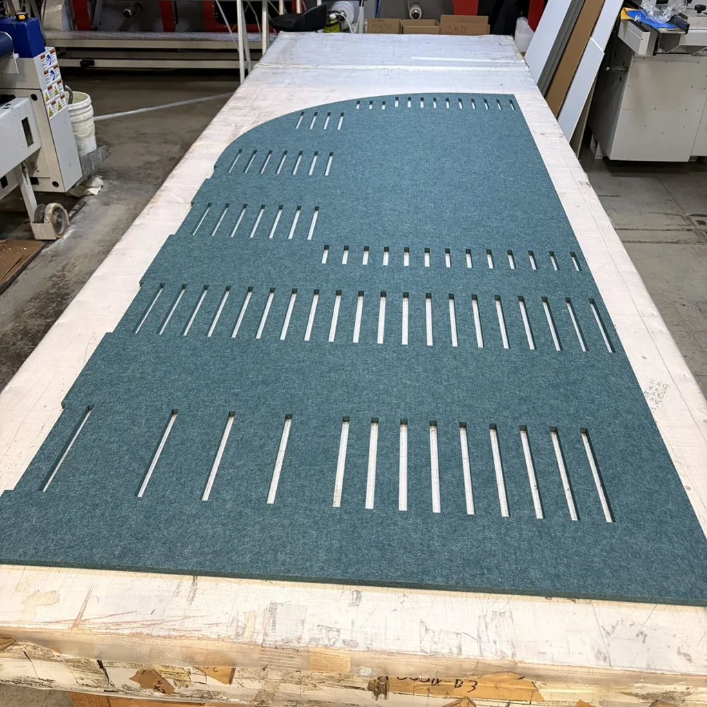 LunarFelt Acoustic Felt Fabrication