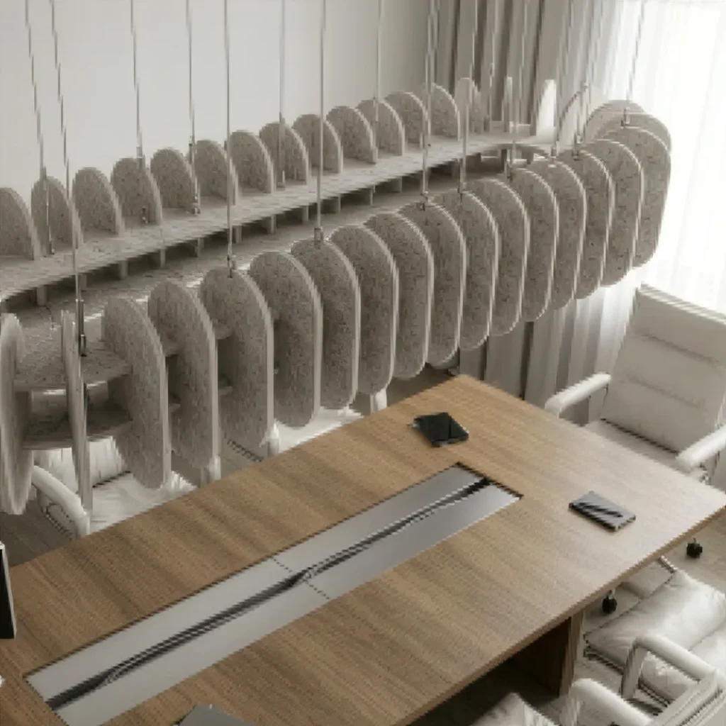 LunarFelt Acoustic Felt Raft Amonite